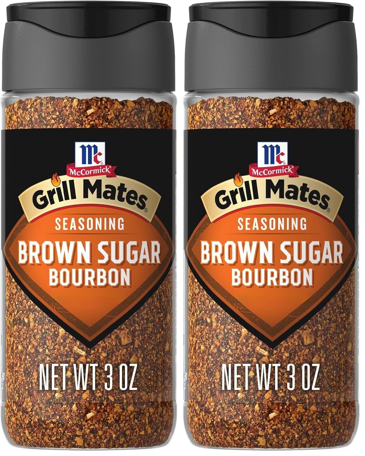 McCormick Brown Sugar Bourbon Seasoning, 3 Oz – Pack of 2 for Flavorful Grills