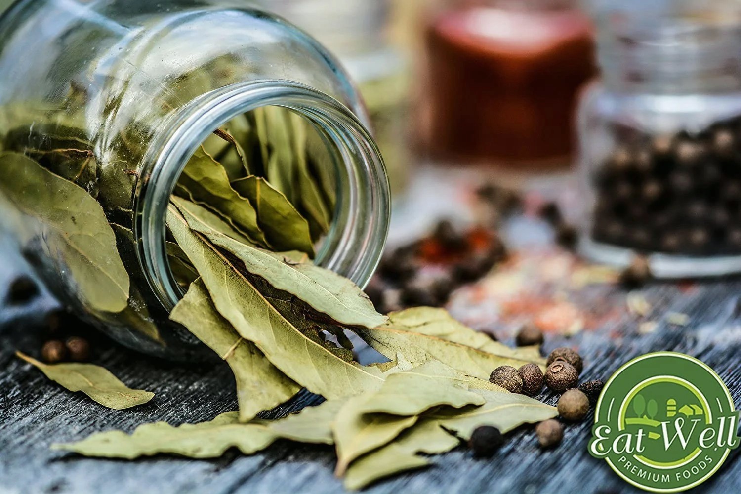 Eat-Well Whole Bay Leaves 6 oz – Hand Picked Dried Laurel Leaves For Cooking 1pk