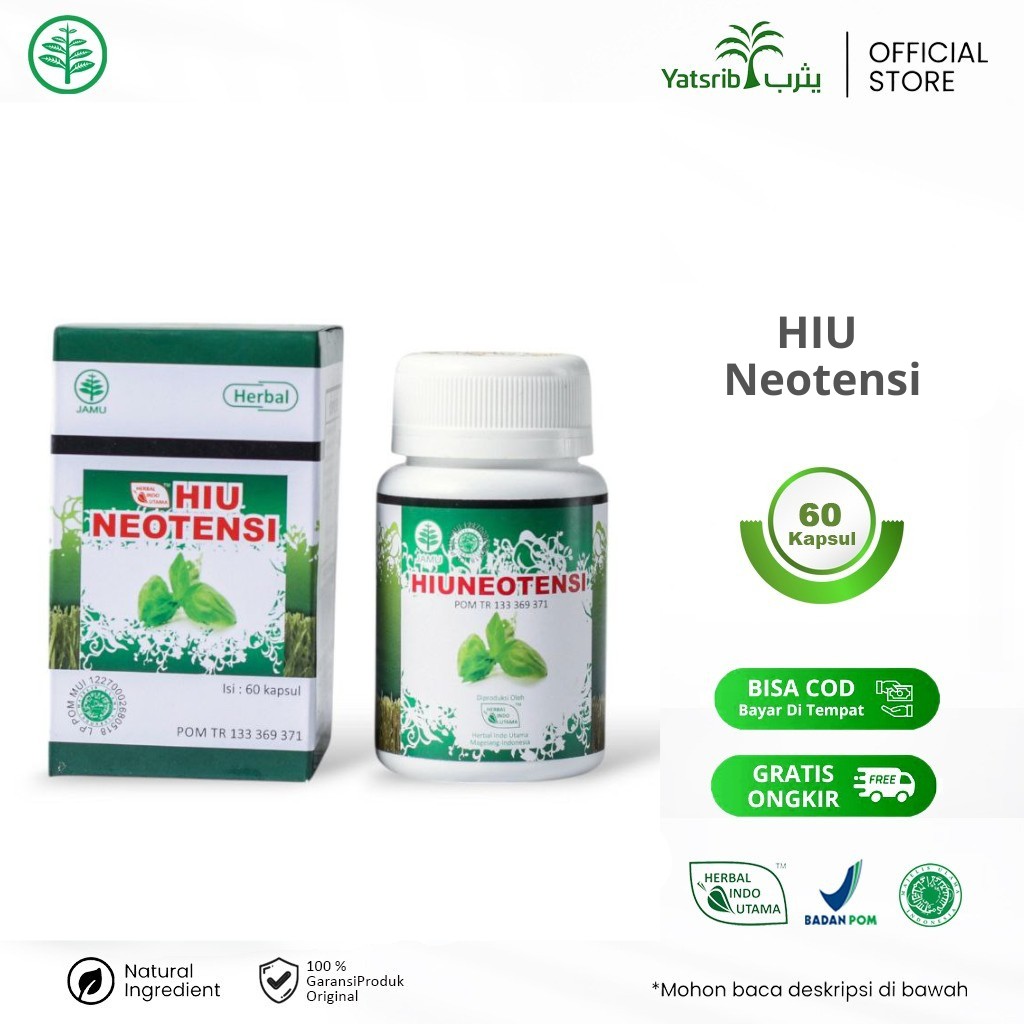 Neotensi Herbal Circulation & Heart Wellness Capsules 60ct daily support