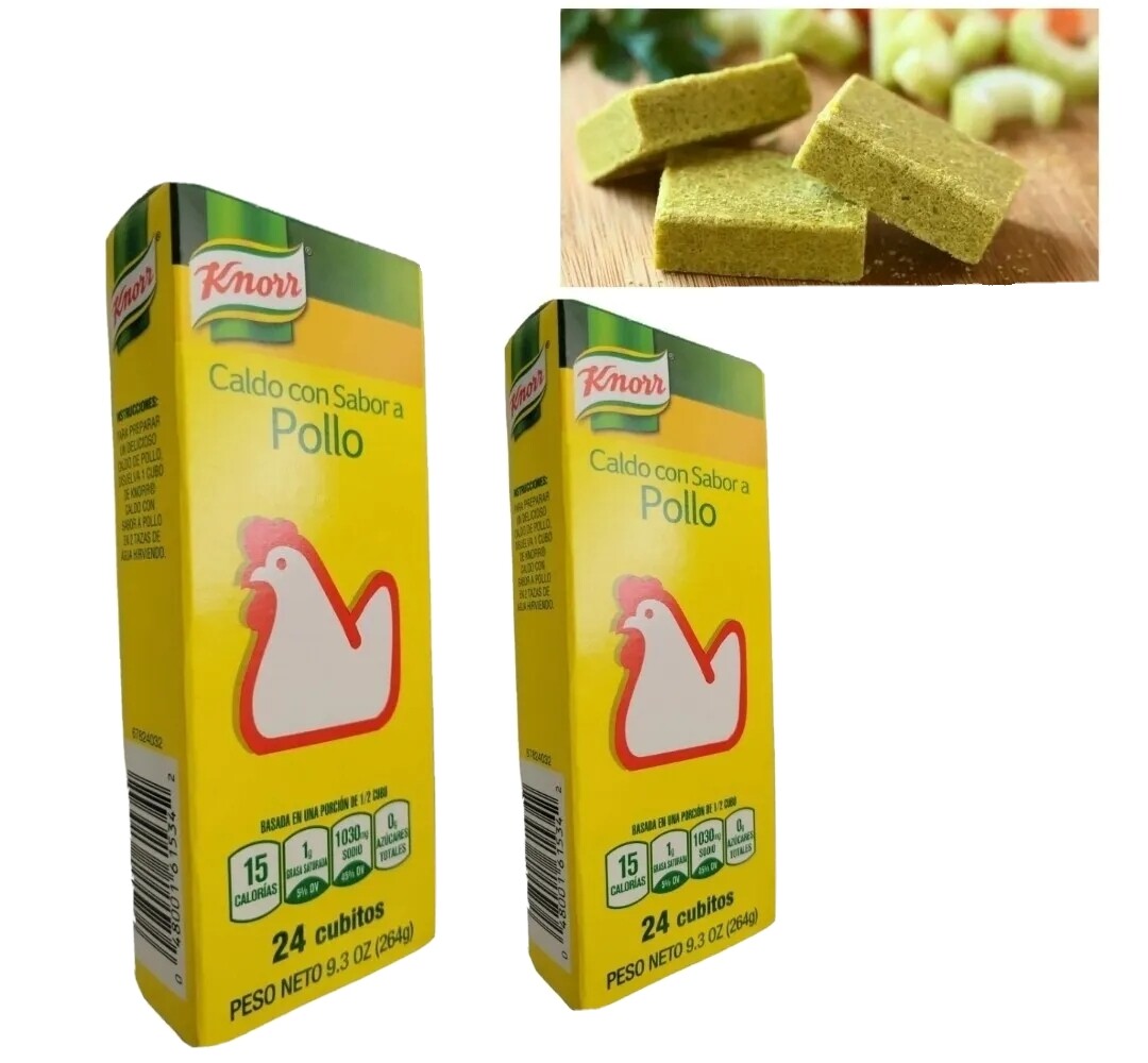 Knorr Chicken Flavor Bouillon Cubes 2 PKS Of 28 Cubes Each Pack