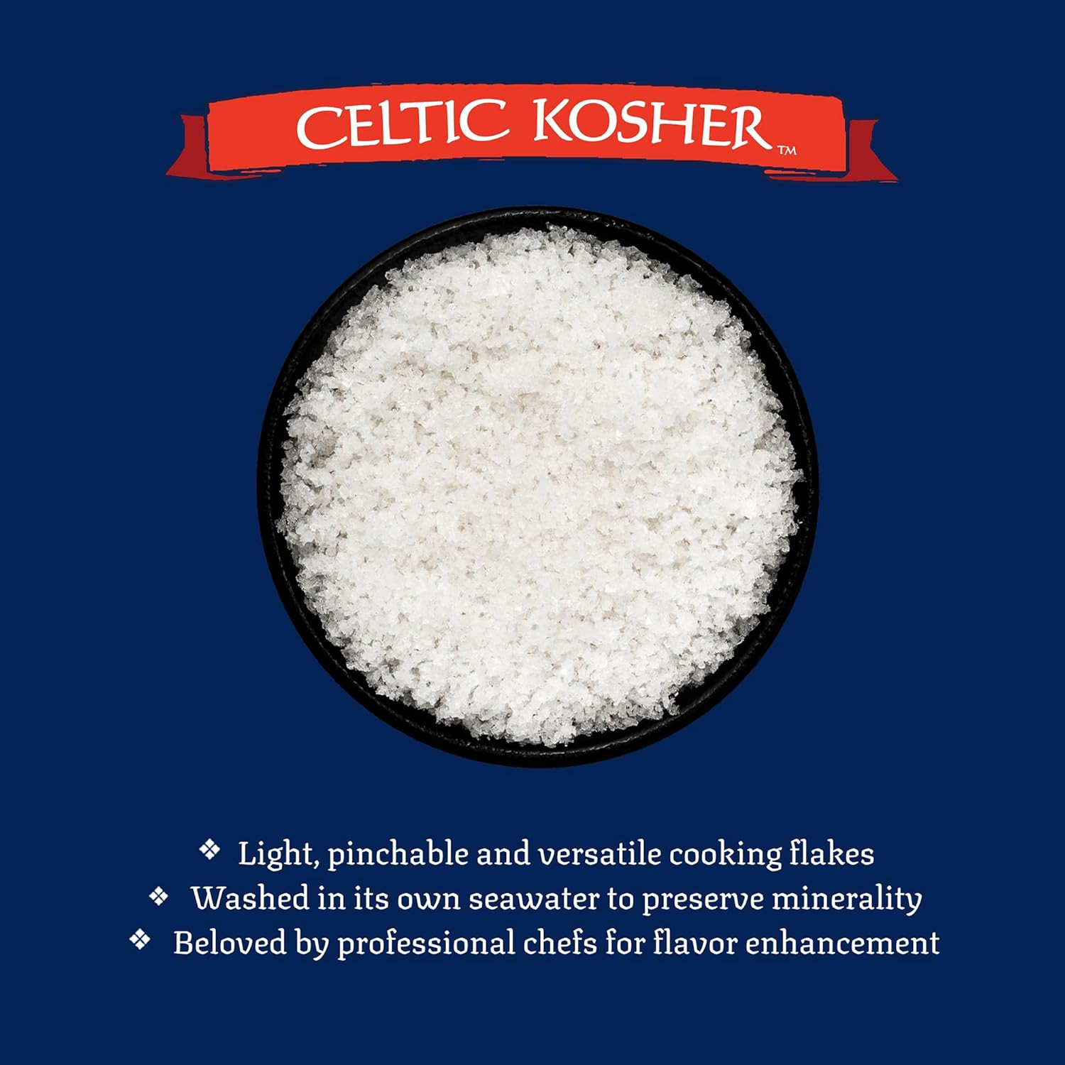 Kosher – Unrefined Sea Salt, Chef Trusted, Sustainably Harvested, GMP Certified