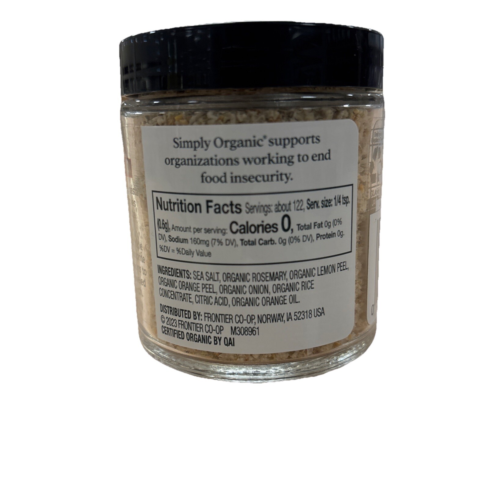 Finishing Salt, Citrus Rosemary , 2.58 oz (73 g) BB 06/2026+