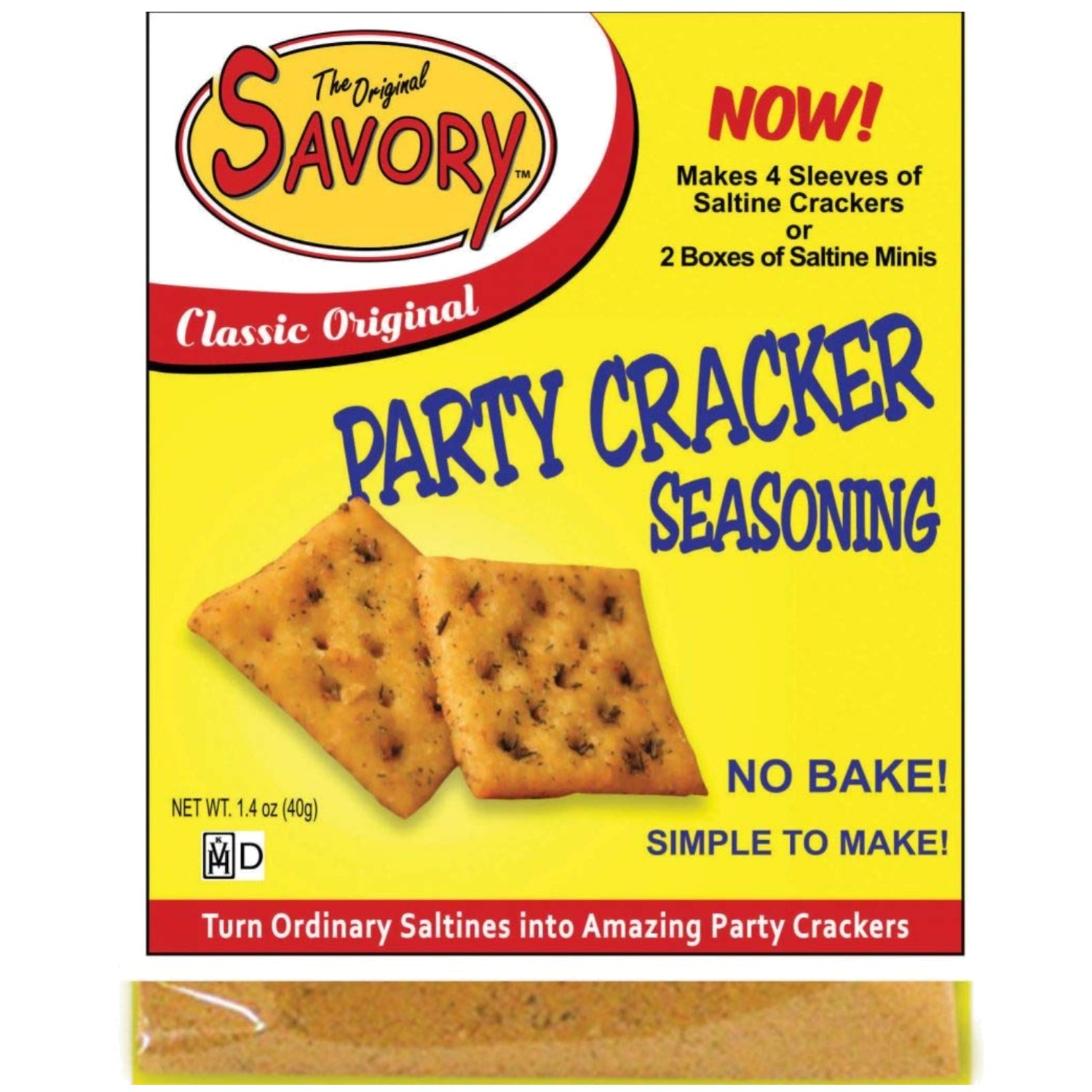 Savory Saltine Seasoning, Bold Flavor, 6 Pack