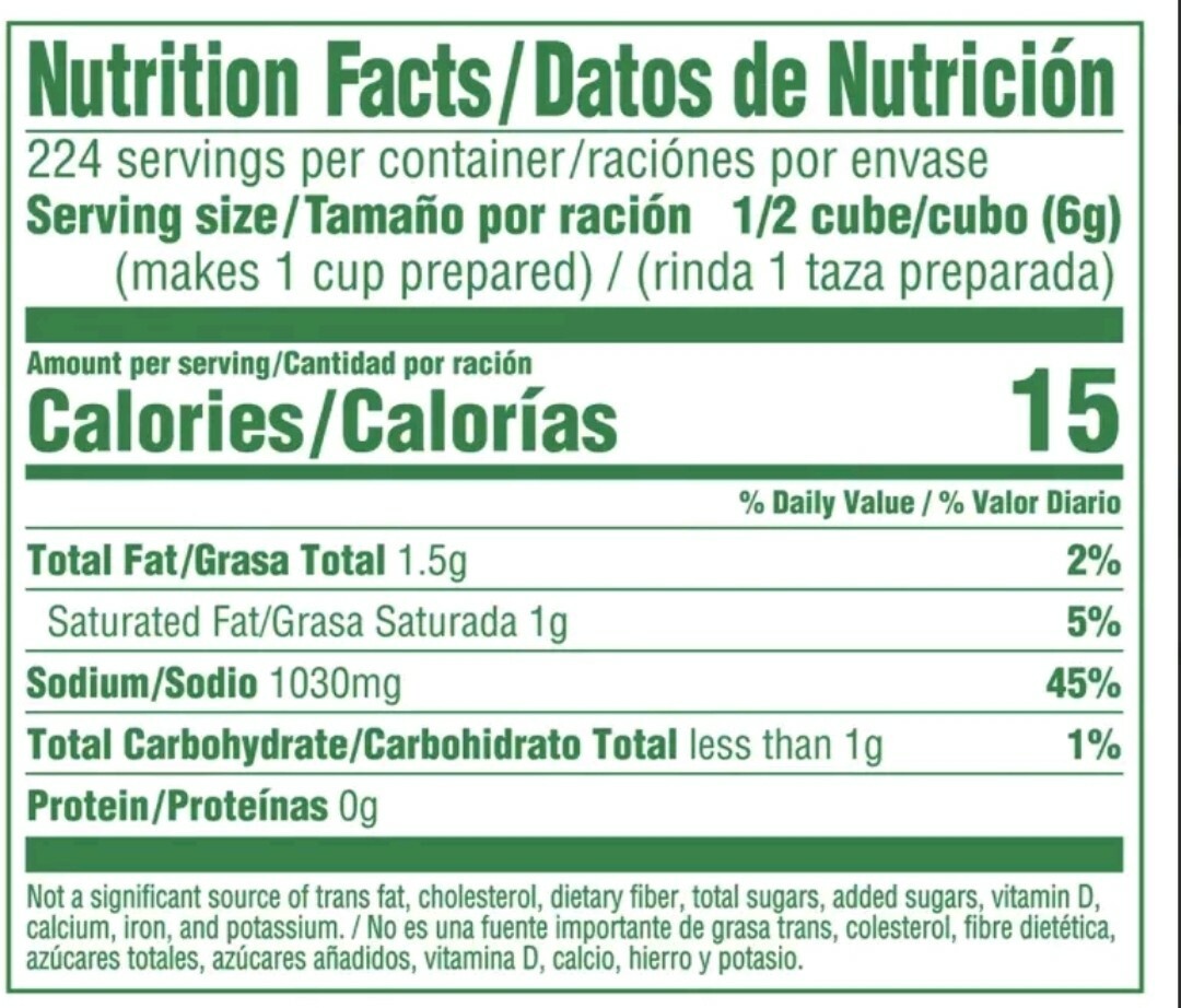 Knorr Chicken Flavor Bouillon Cubes 112 Cubes Jar