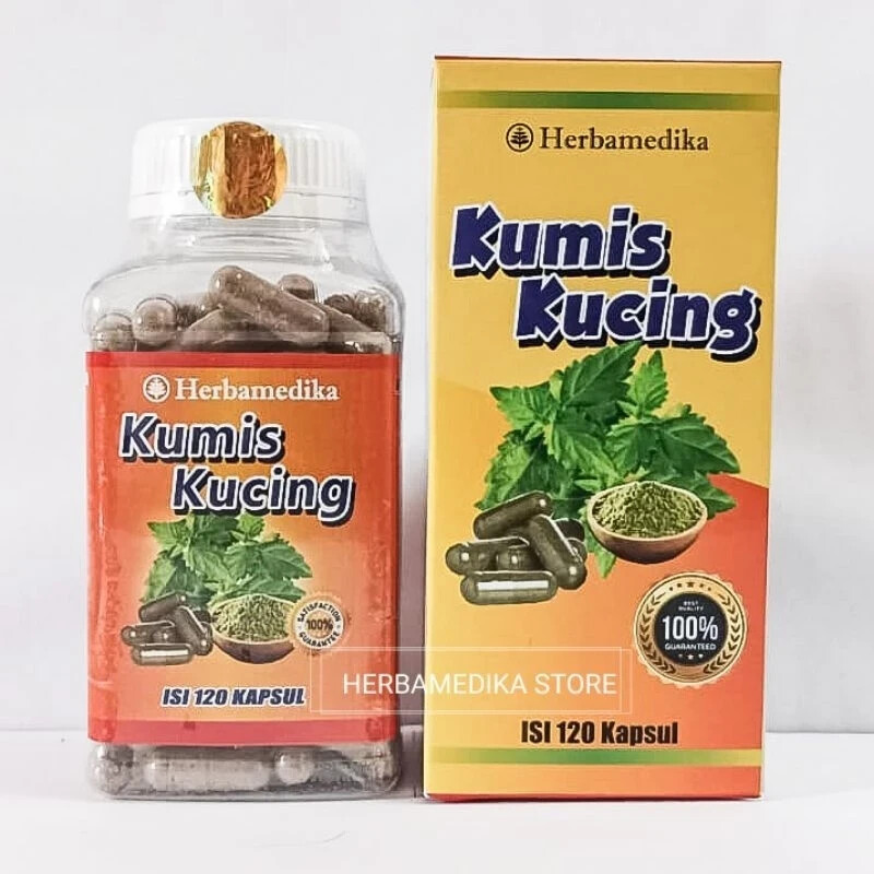 KUMIS KUCING Powder Caps Natural Organic Herb Spices Fresh Pure Hygienic Premium