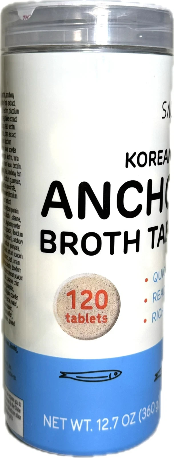 Sauce R.O.K. Anchovy Broth Tablets 120 Count 3 Gram Each