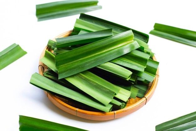 Organic Dried Pandan Leaves Nature Aroma for Drinks Bake Dessert 50g