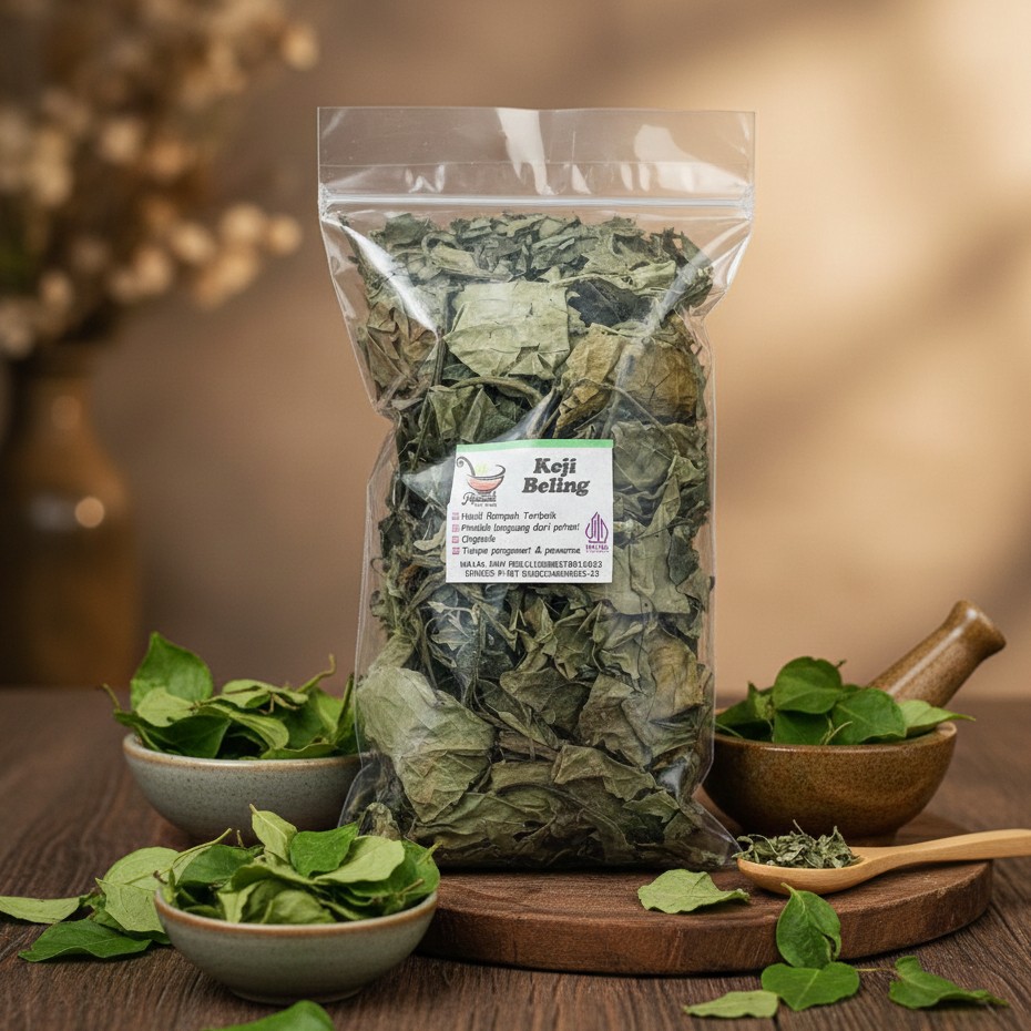 Dried Keji Beling Leaf Tea Cut 500g Natural Herbal Blend organic botanical spice