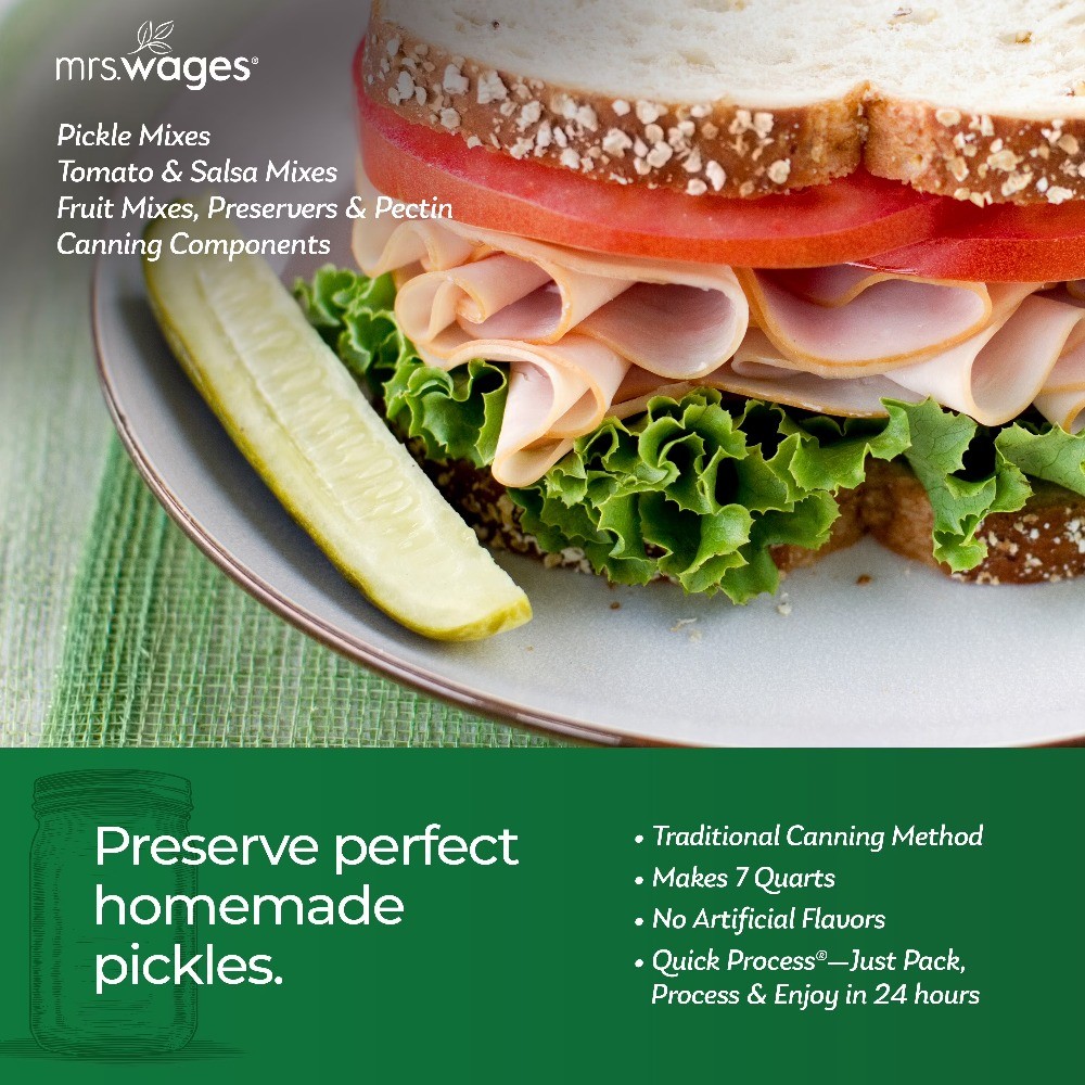 (3 pack) Mrs. Wages Pickle Seasoning, Canning Supplies Homemade Pickles, 1.75 oz