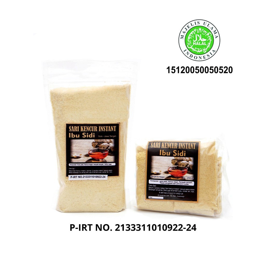 Kencur Instant Powder 250g Solo Style Traditional Aroma Ritual