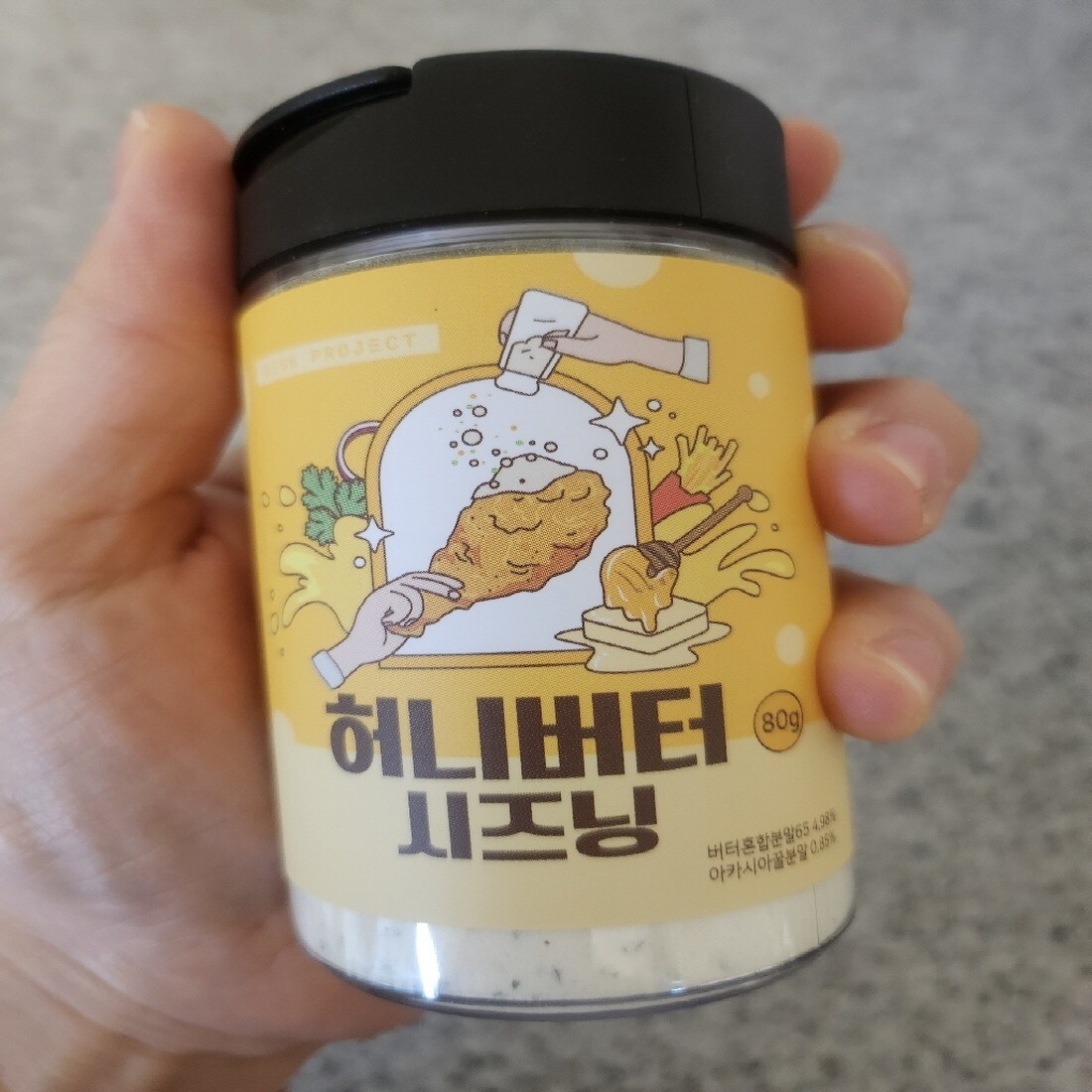 2X DISH PROJECT Chicken BBQ Spice Honey Butter & Cheddar cheese Seasoning 80g