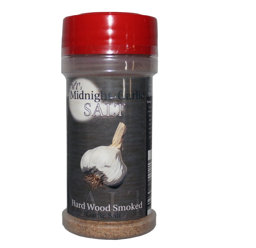 Smoked Garlic Salt Spice Blend Salt Unique Rare All Natural Seasoning Smoked