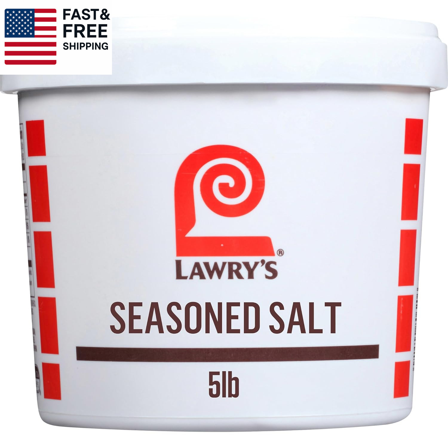 Lawrys Seasoned Salt, 5 Lb – One 5 Pound Container of All-Purpose Seasoned Salt