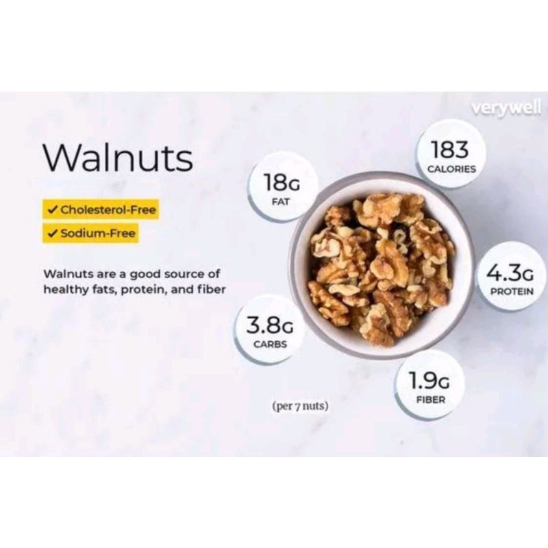 Walnut kernels 100g natural snack, baking, salad topping aroma ritual