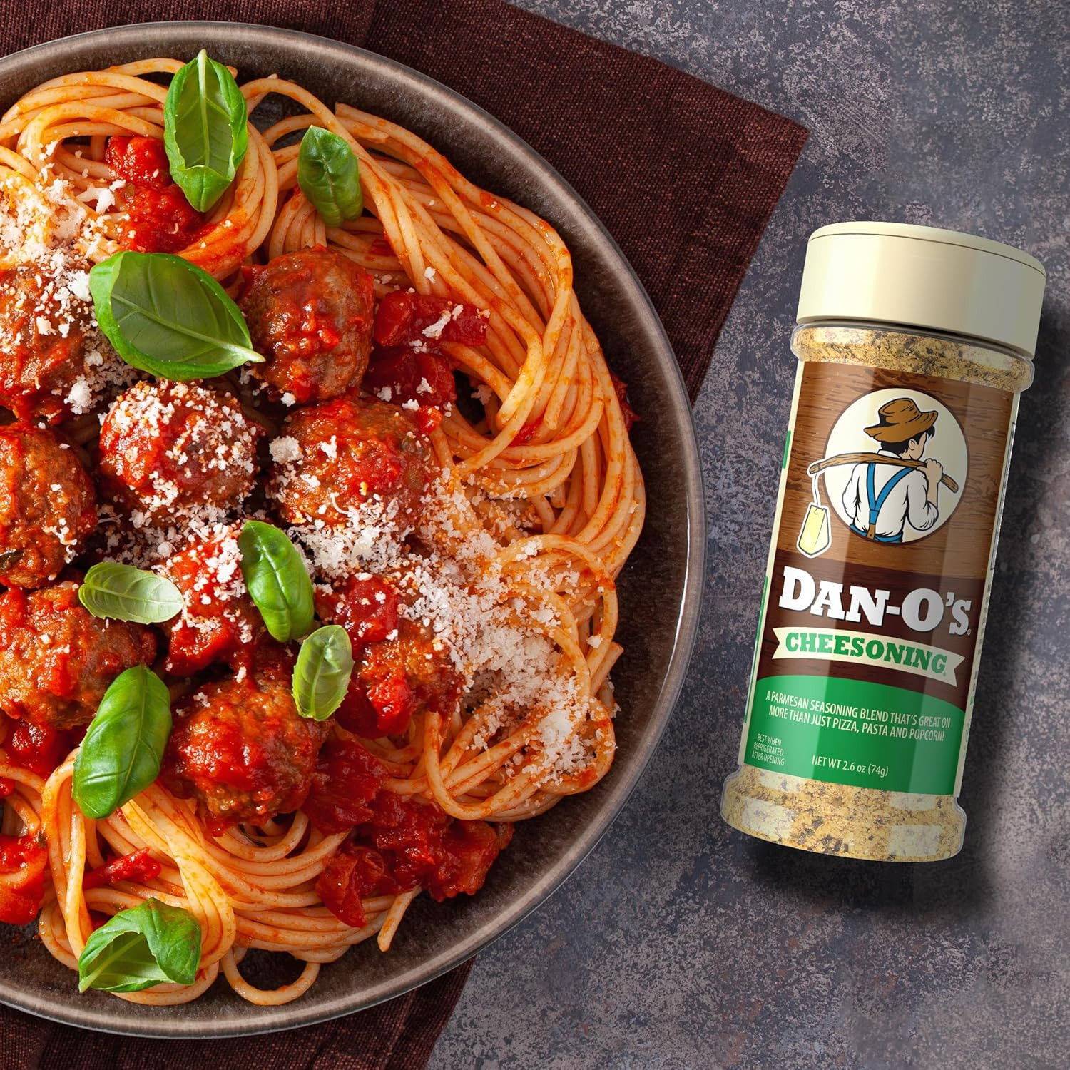 Cheesoning Seasoning, 7.6 Oz Bottle, All Purpose Seasoning for Pizza, Popcorn, C