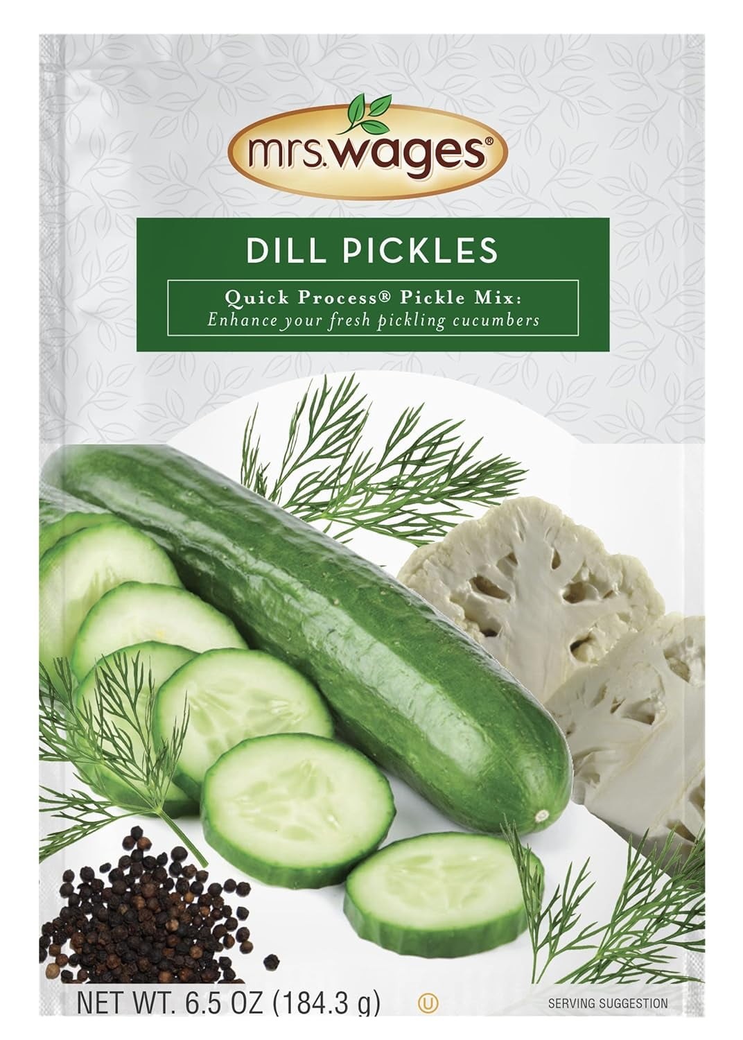 Pack of 2 – Mrs. Wages Dill Pickle Mix | Easy-To-Use | Simple Homemade Mild
