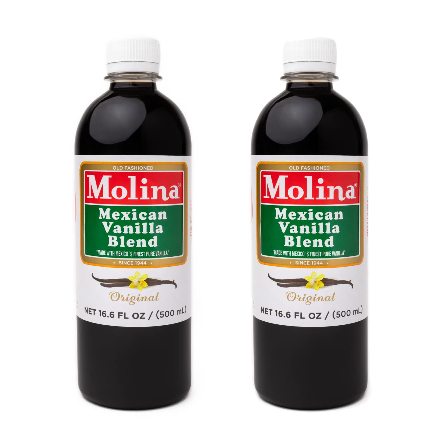 Vanilla – Mexican Vanilla Blend with Pure Vanilla Extract – 2 Pack (16.6 Fl Oz
