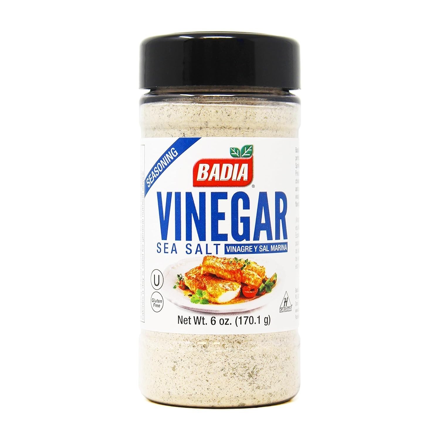 Badia Vinegar & Sea Salt Seasoning 6 oz – Tangy and Savory Flavor Blend of Zesty