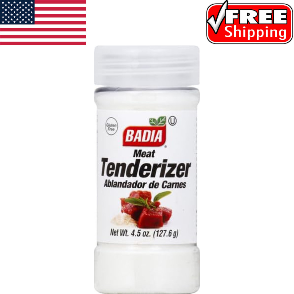 4.5 oz Jar Badia Meat/Tenderizer/Powder/Unseasoned/Ablandador/de/Carnes/Kosher.