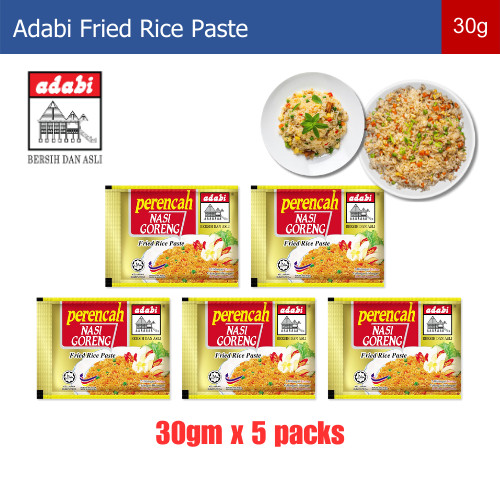 ADABI Fried Rice Paste (30g x 5 packs) – Perencah Nasi Goreng | HALAL