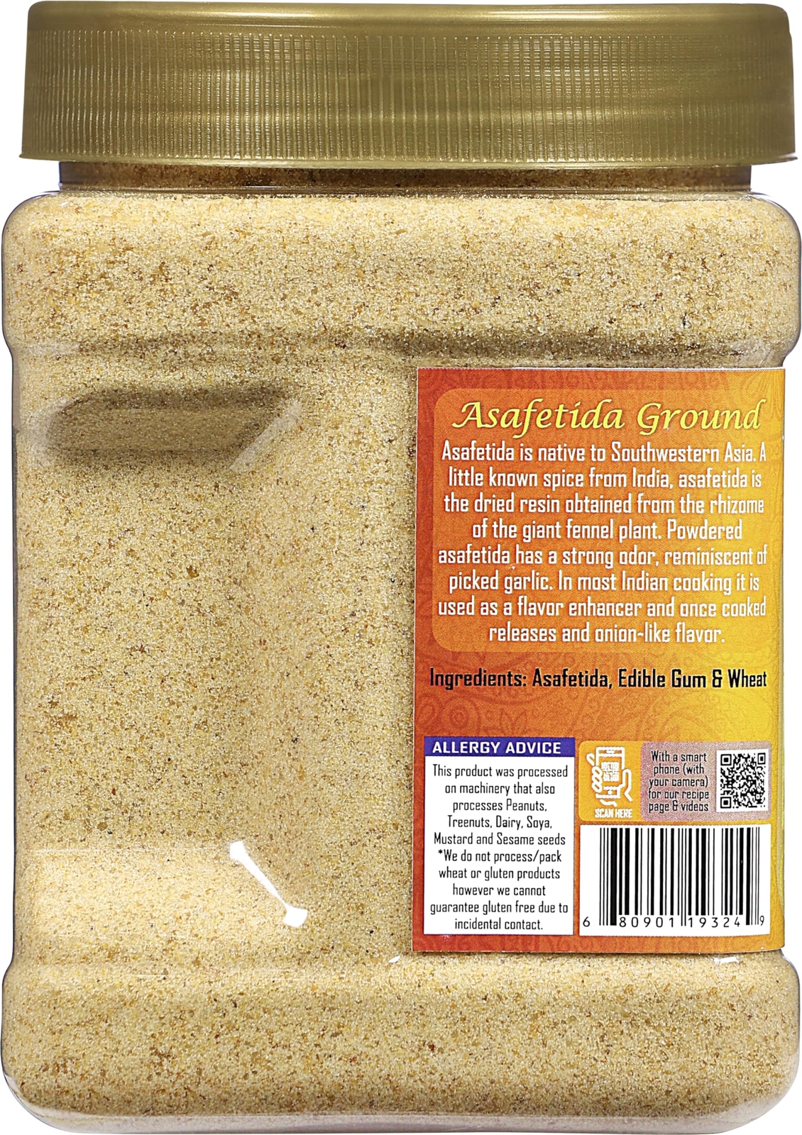 Rani Asafetida (Hing) Ground 21oz (600g) 1.3lbs PET Jar