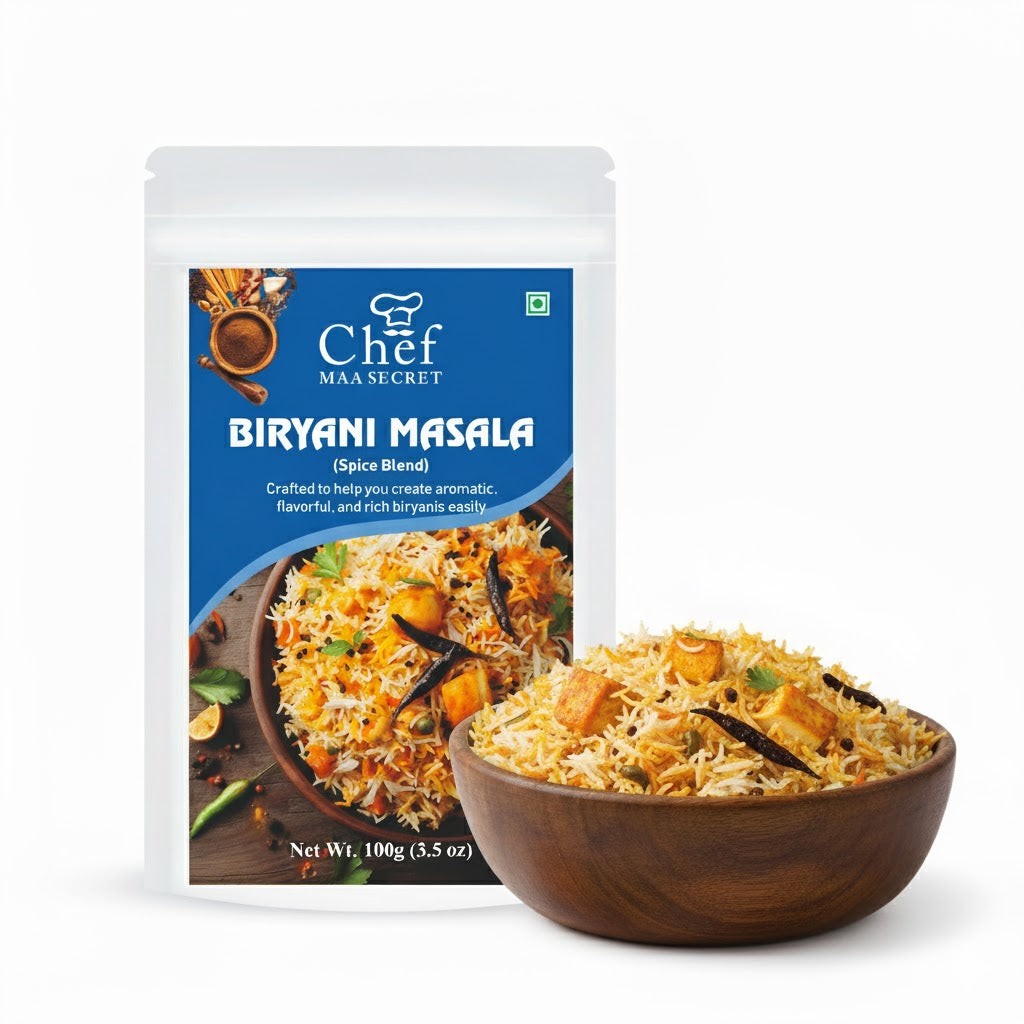 Aiva Chef Biryani Masala 3.5 oz (Pack of 4) | Indian Blended Spices