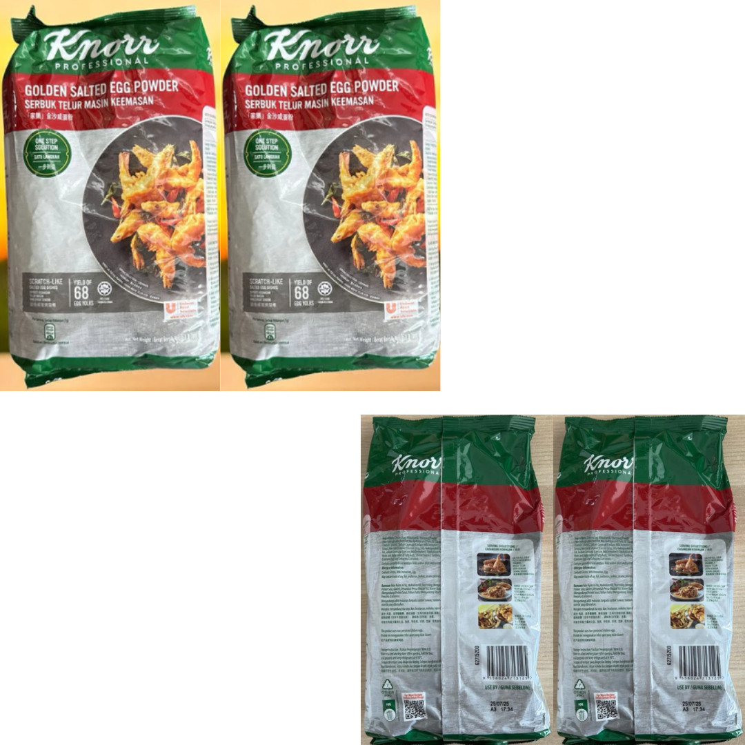 1 X (800G)Knorr Golden Salted Egg Powder Made From Real Eggs Original FREE SHIP