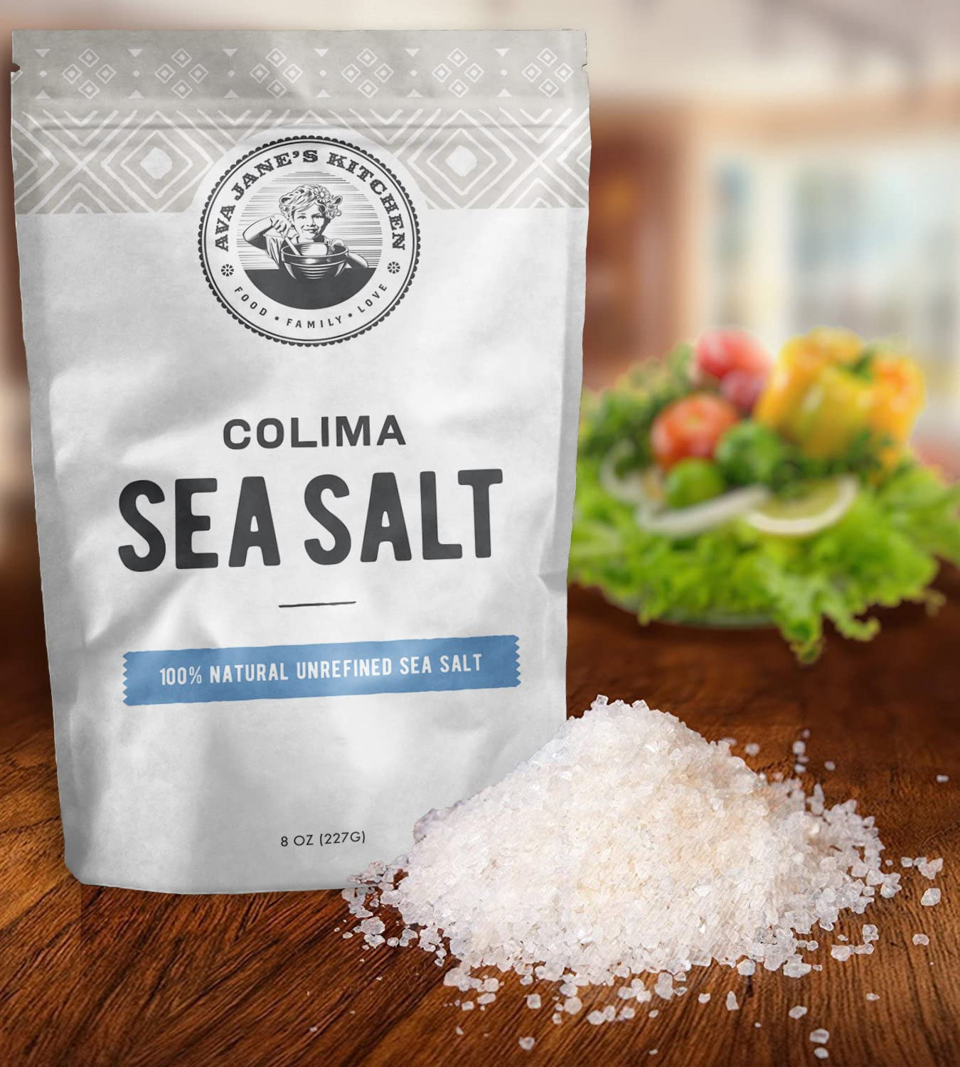 AVA JANE’S KITCHEN – Colima Sea Salt Unrefined Hand Harvested – 100% all Natu…