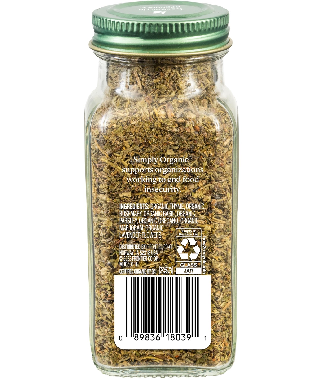 Simply Organic Herbes De Provence 1 Oz Pack Of 6 Certified Organic Herbs
