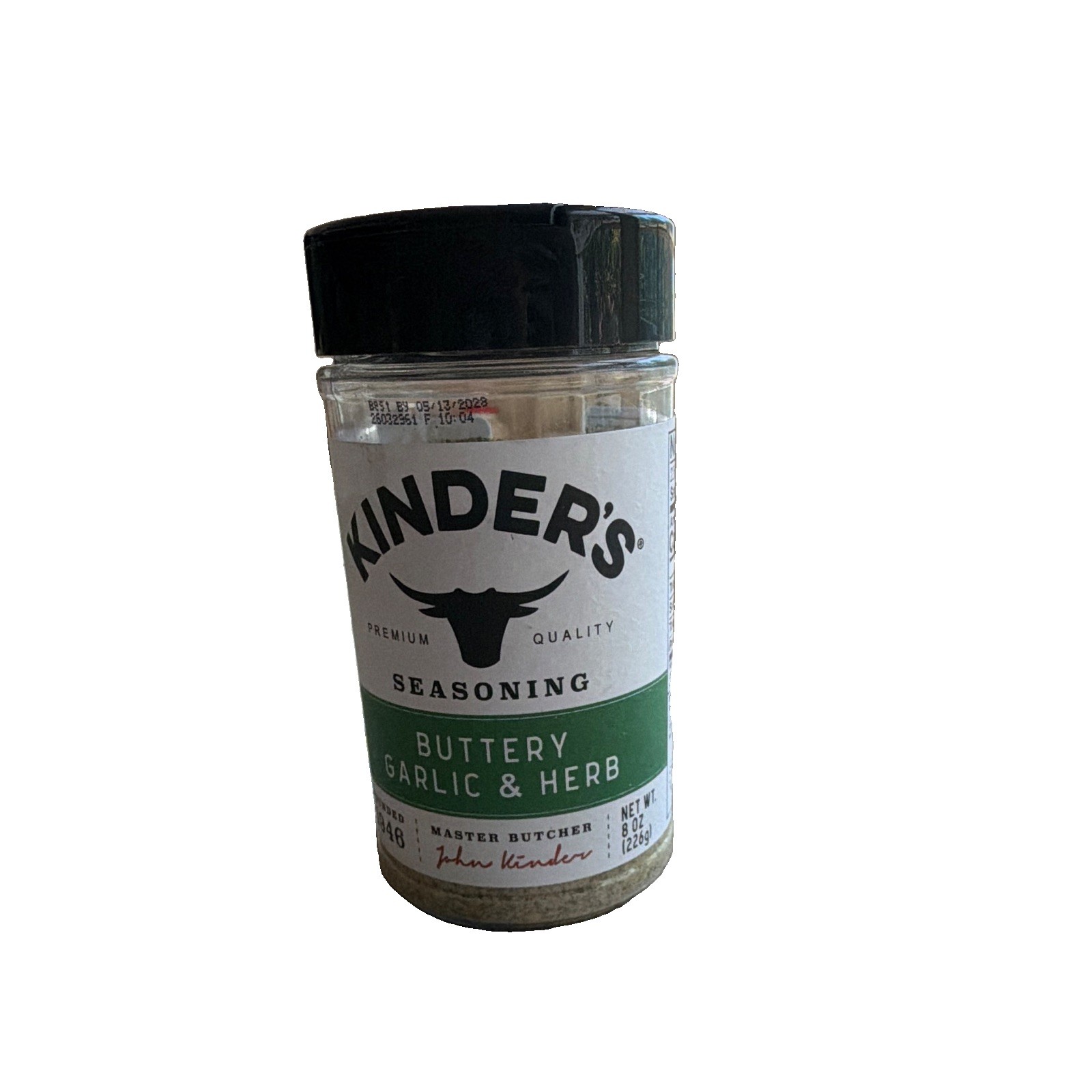 Kinder’s Buttery Garlic & Herb Seasoning Blend, 8 oz (226g) Gluten Free
