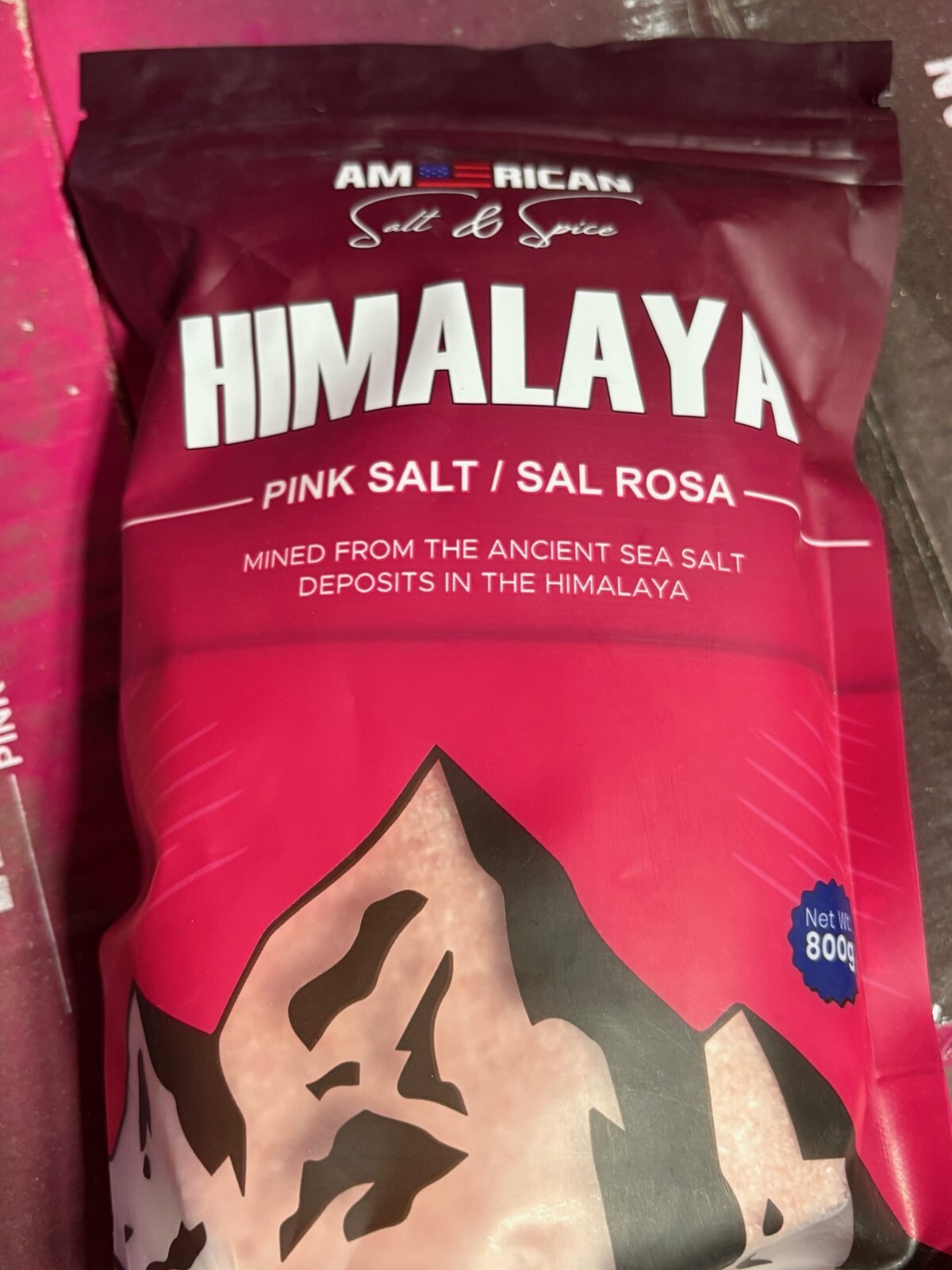 Bulk Medium Grain Pink Himalayan Salt $30.00Bx or 2Bx for $50.00
