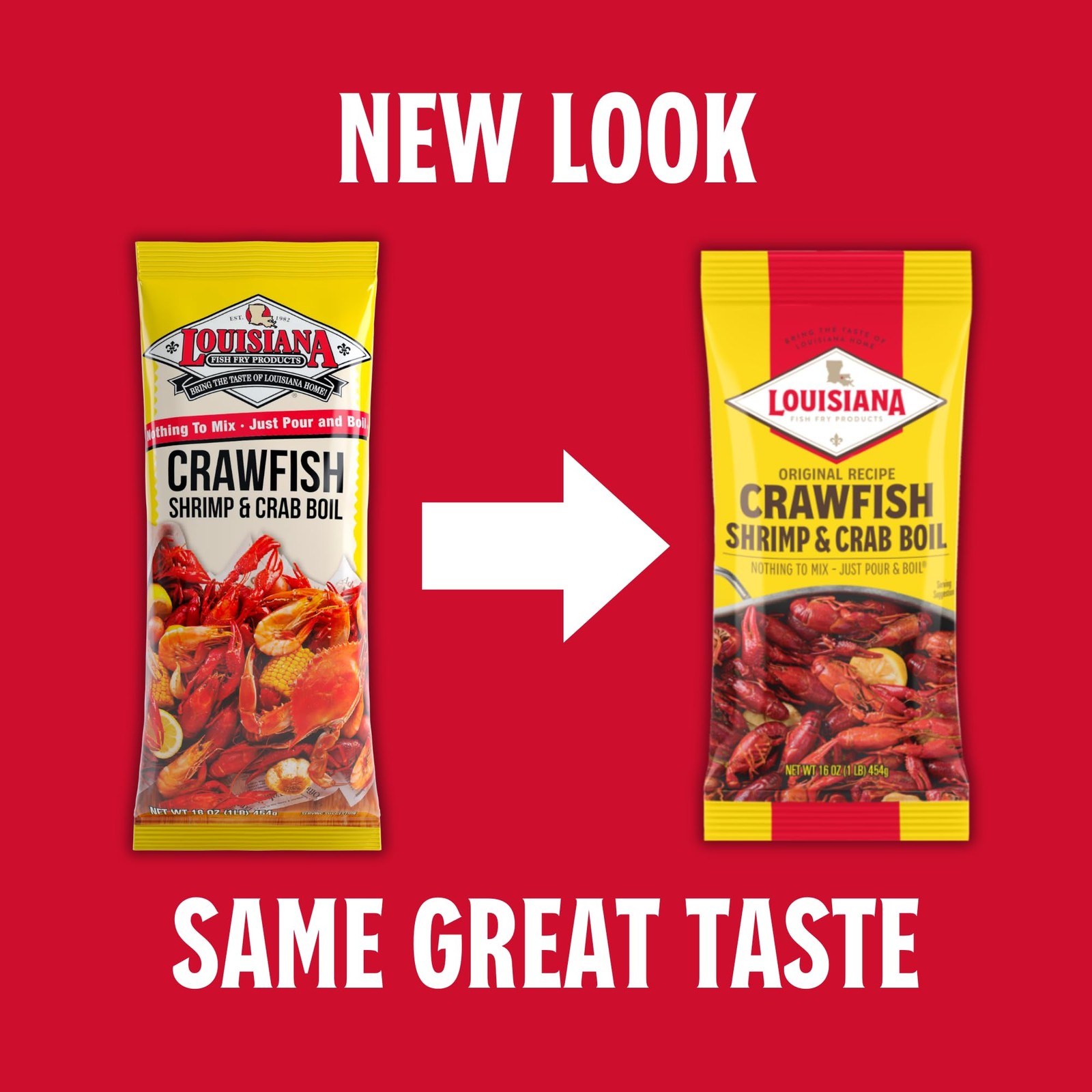 Louisiana Crawfish Shrimp & Crab Boil Seasoning 16oz (4pk)