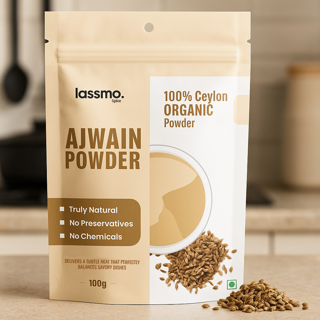Ajwain Powder Carom Seeds Bishops Weed Spice Digestive Cooking Herbal Organic