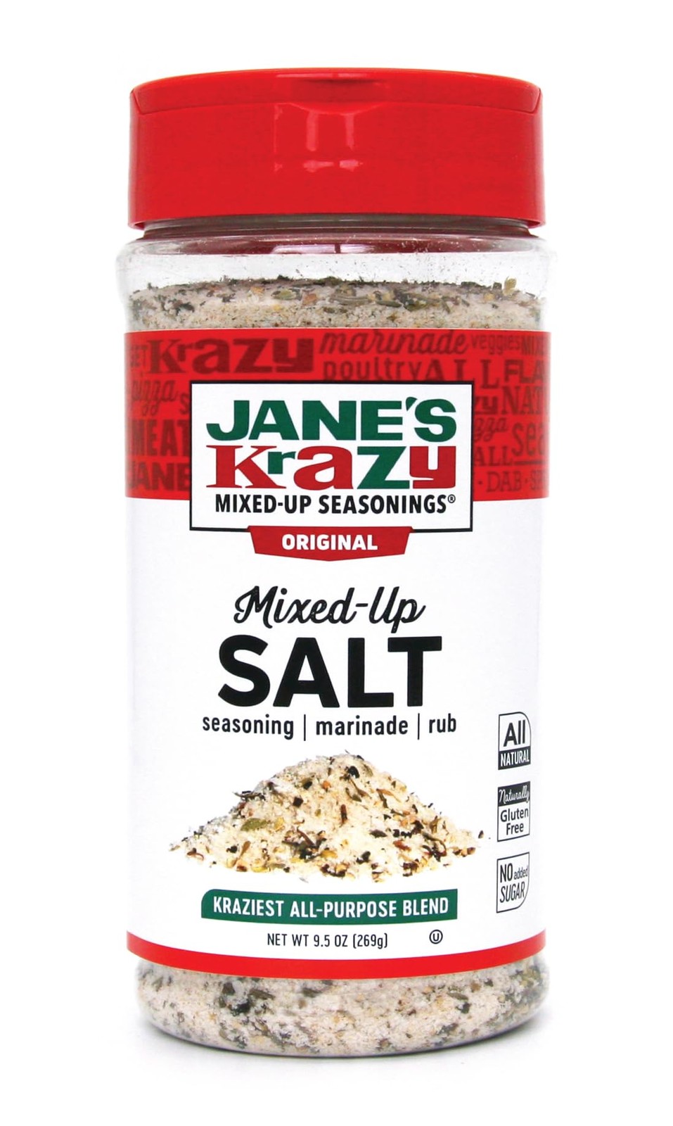 Jane’s Krazy Seasonings Mixed Up Salt Original 9.5 Ounce (Pack of 1)