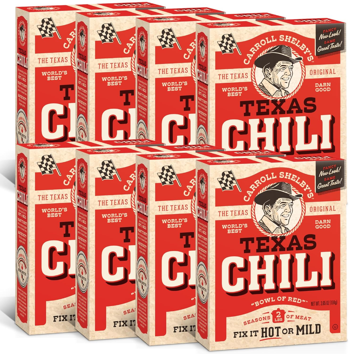 ‘S Original Texas Chili Kit 3.65 Ounce (Pack of 8)