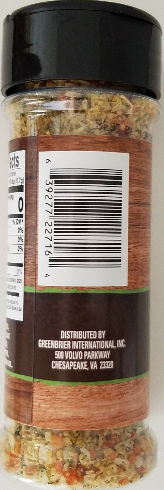 Salt Free Seasoning 2.5 oz (71g) Flip-Top Shaker Bottle