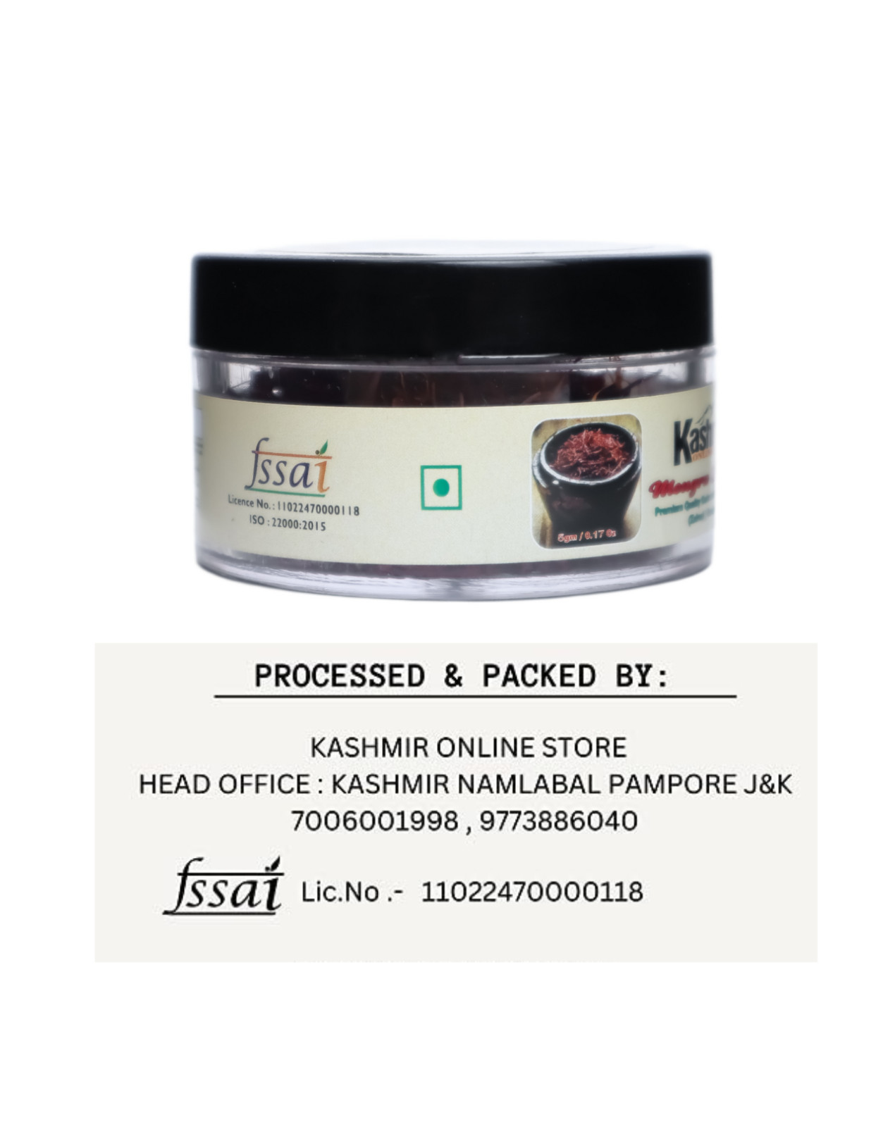 5g Pure Kashmiri Saffron – Top Grade, Authentic Quality by Kashmir Online Store.
