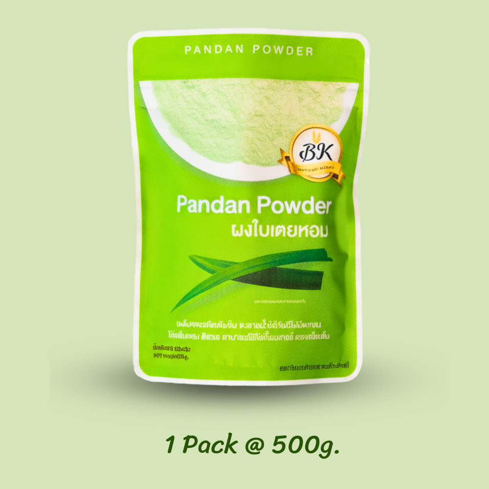 100% Pandan Leaf Powder 500g Natural Aroma Color Smooth Dissolving Drinks Bakery