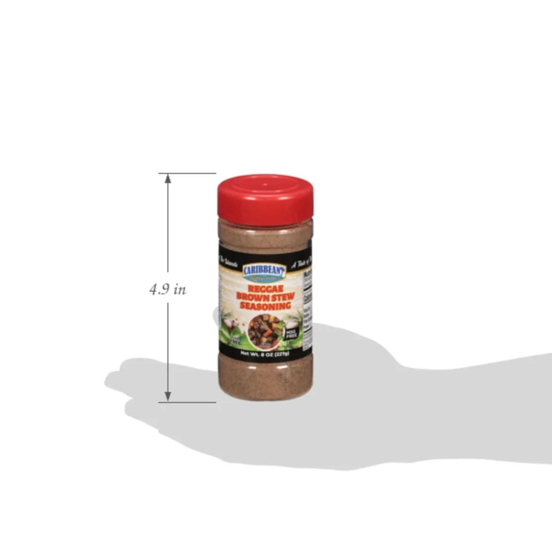 3 Pack Caribbean Rhythms Reggae Brown Stew Seasoning 8 oz Jamaican Spice Blend