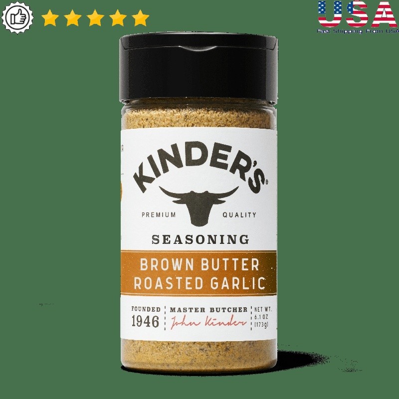 Roasted Garlic Brown Butter Seasoning Flavor Enhancer Meat Fish Cooking New