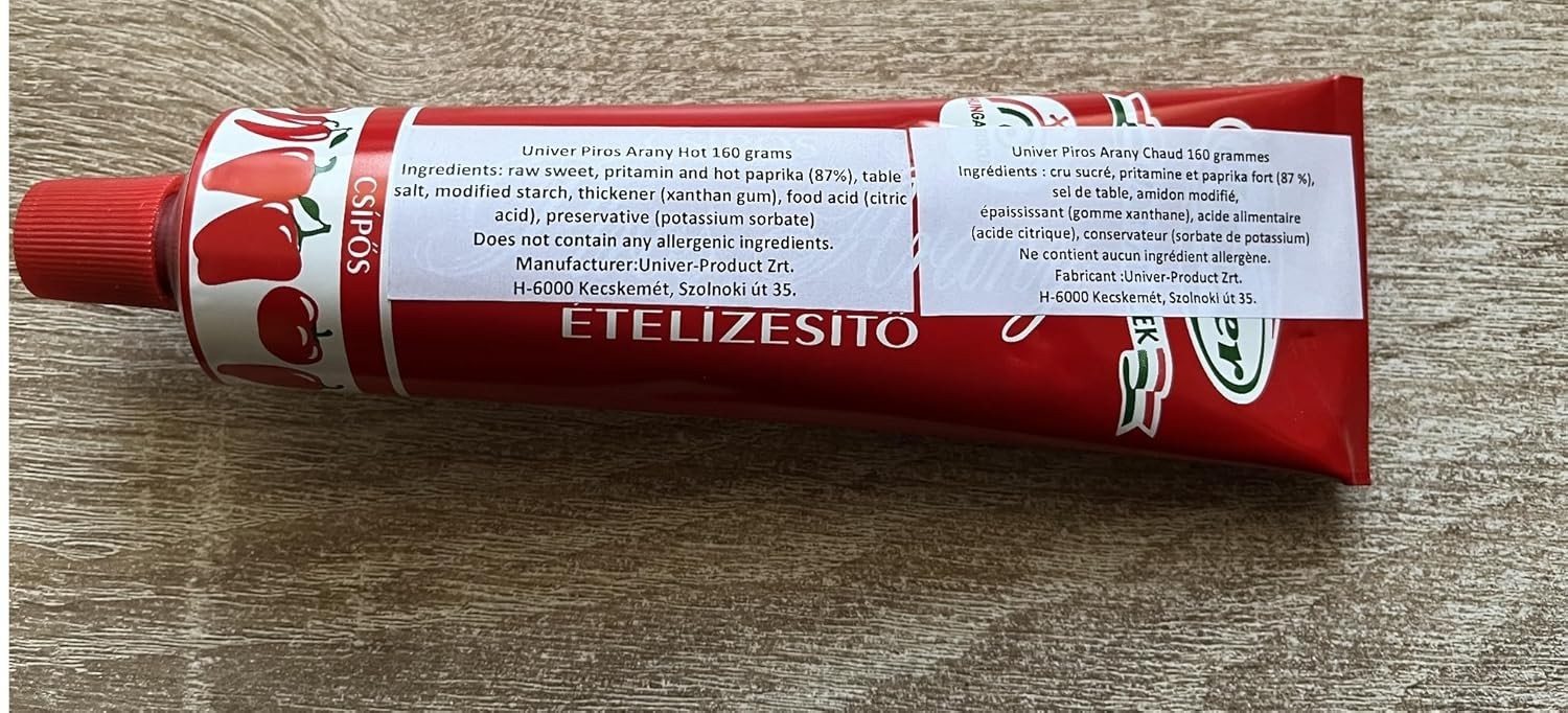 (Pack of 3) Authentic Univer Red Gold Hungarian Paprika Paste MILD SWEAT Csem…