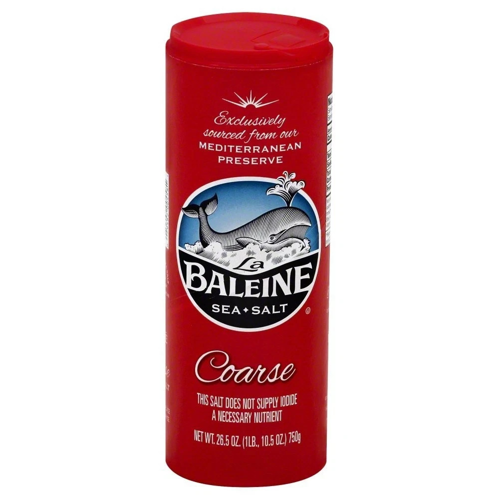La Baleine Coarse Sea Salt, Canister 26.5oz 26.5 Ounce (Pack of 1)