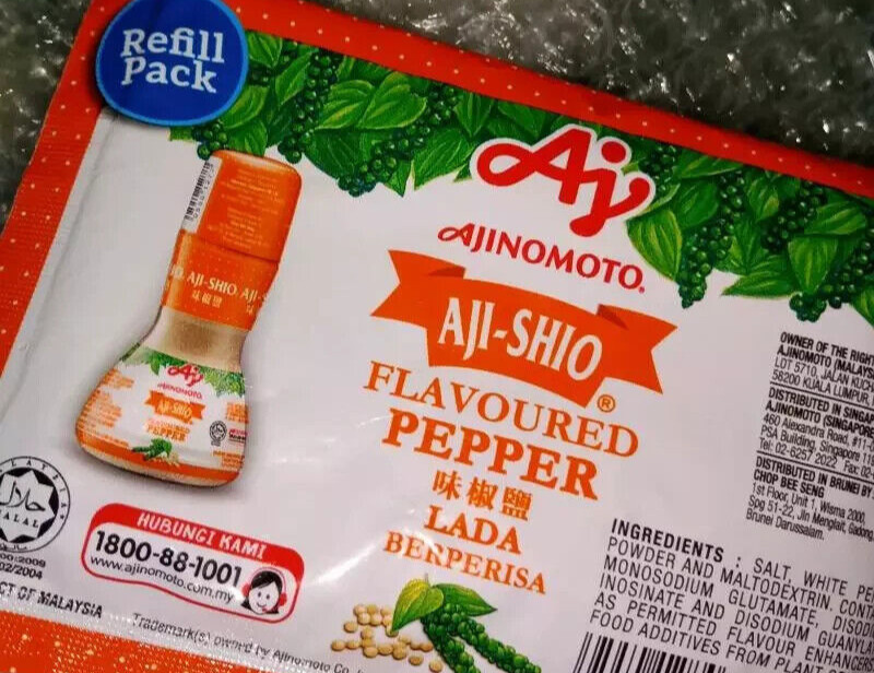 AJI-SHIO Flavoured White Pepper Refill 40g X 10 PACKETS