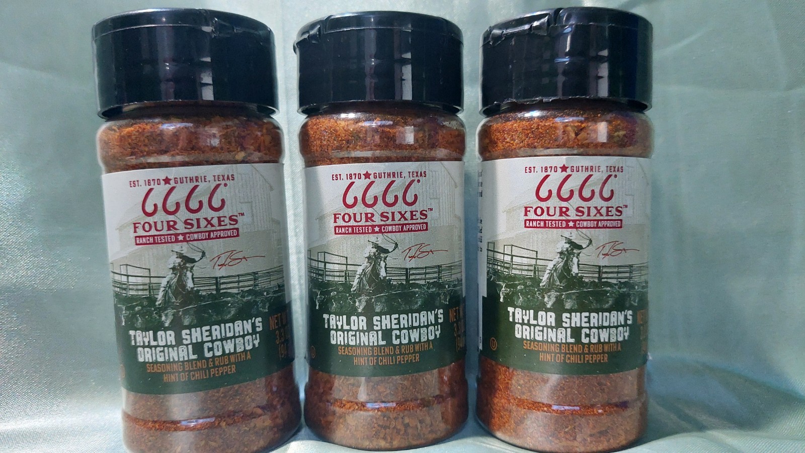 Seasoning Blend and Rub Four Sixes Taylor Sheridan’s 3.3OZ Food Grocery Pantry