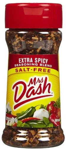 Mrs. Dash Extra-Spicy Seasoning Blend, Salt-Free, 2.5 Ounce (Pack of 6)