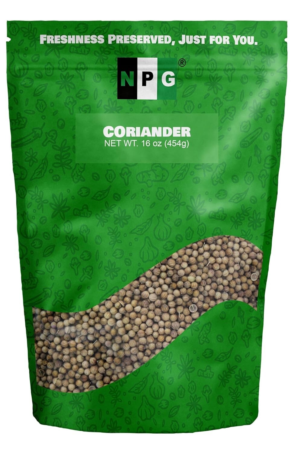 NPG Coriander Seed 16 Oz, Whole Cilantro Seeds for Cooking & Seasoning