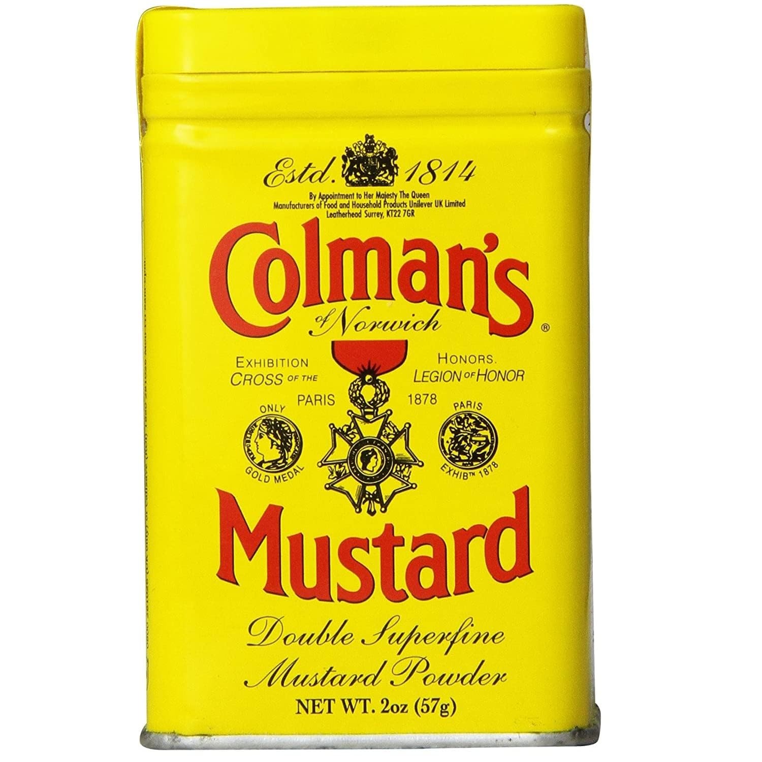 Colman’s Dry Mustard Powder Pack of 4 2 Ounce Yellow Spicy Kitchen Staple