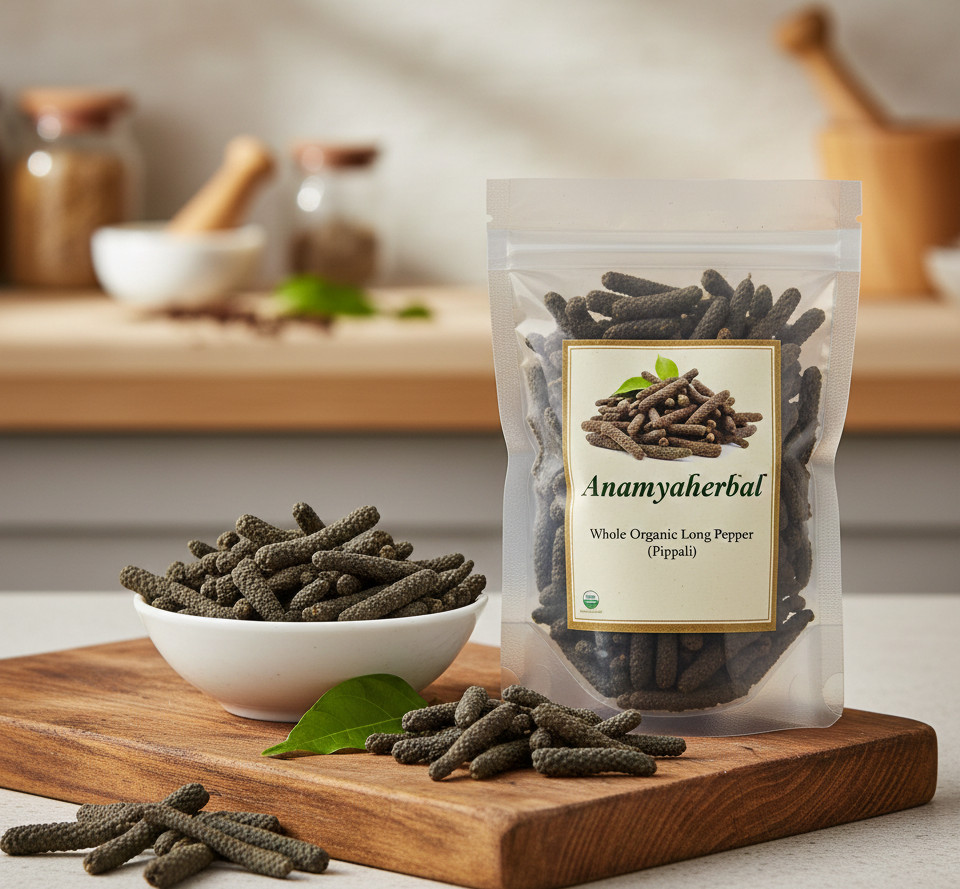 Whole Organic Long Pepper Best Organic Indien Pippali – (50 GM TO 1000 GM)
