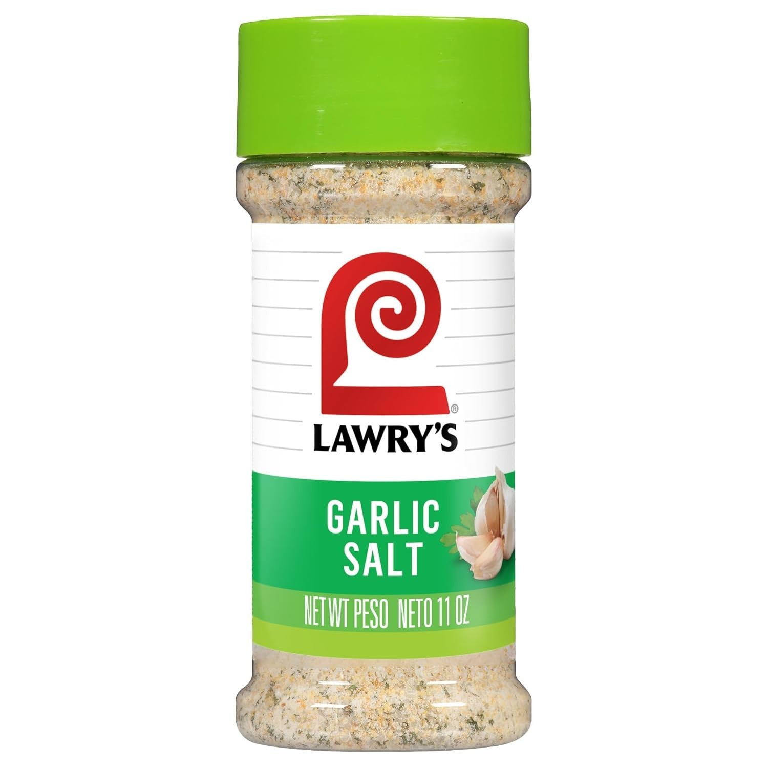 11 oz Lawry’s Garlic Salt: Coarse Ground, Kosher, Flavorful Salt for All Dishes