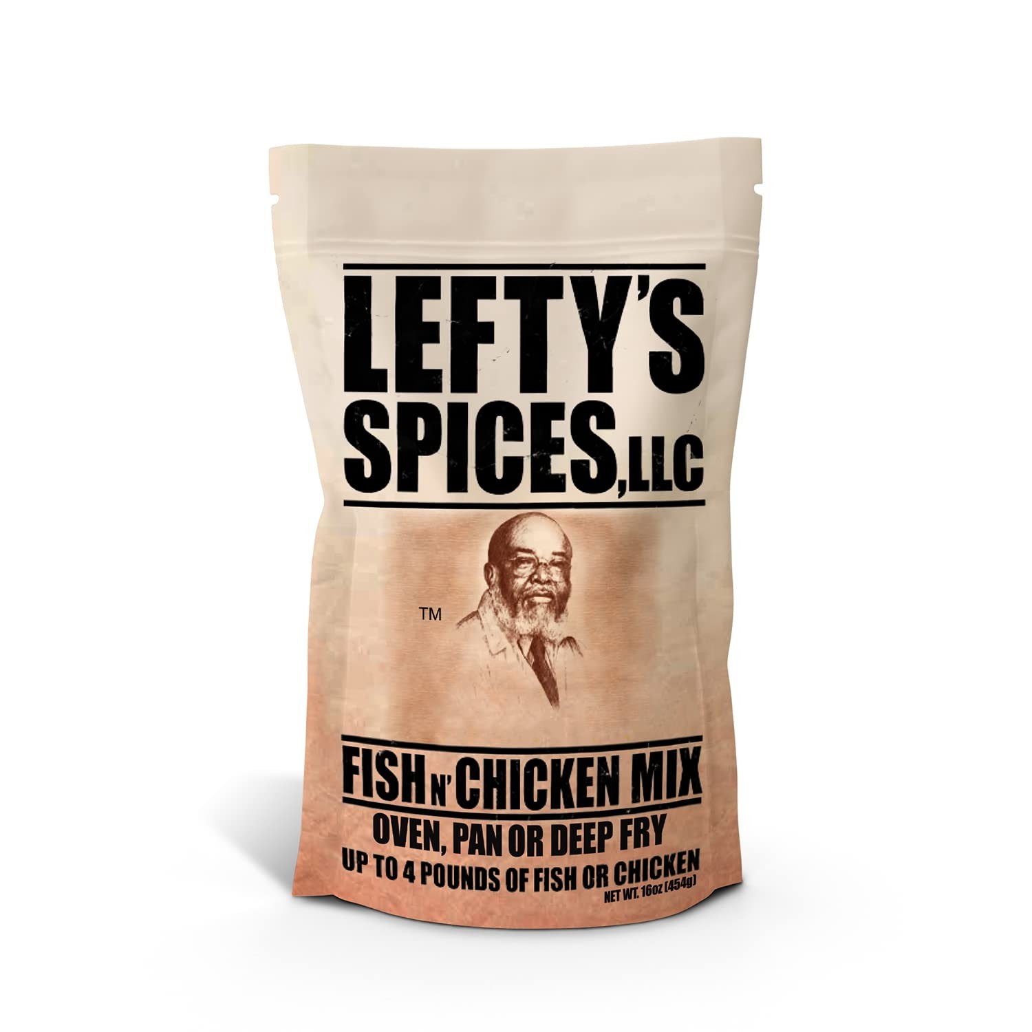 Lefty’s Original Fish N’ Chicken Mix | Air Fry and Oven 1 Pound (Pack of 1)